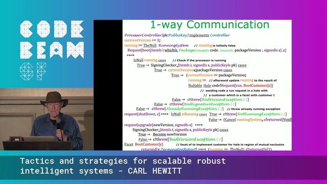 Tactics and strategies for scalable robust intelligent systems - CARL HEWITT смотреть онлайн