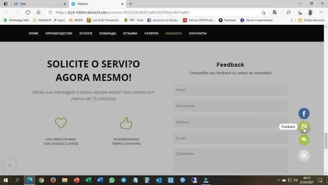 ✅ Sistema Gratuito Com modelos de Orçamentos e Contratos BITRIX24 Video 5 Site Gratuito #crm смотреть онлайн