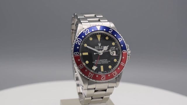 Rolex vintage GMT Master II reference 1675 смотреть онлайн