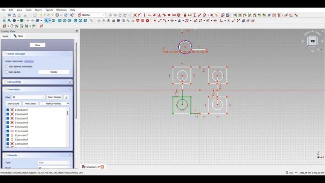 FreeCad mirror sketch смотреть онлайн