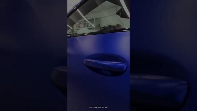 Mercedes CLA / Пленка синий сатин и антихром смотреть онлайн