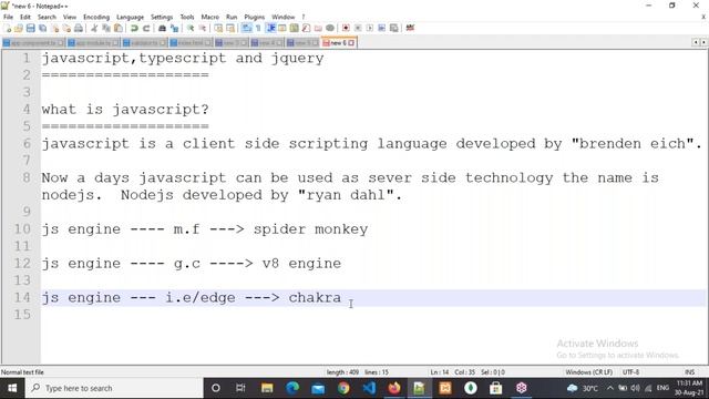 JavaScript/JQuery/TypeScript tutorials || Demo - 1 || by Mr. Ramesh On 30-08-2021 @11AM IST смотреть онлайн