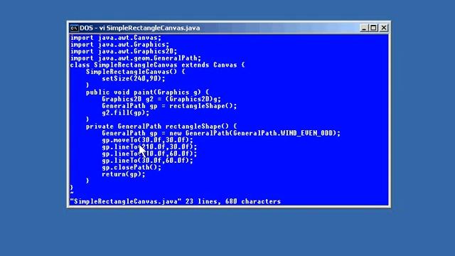 Lesson1 Building a Rectangle with GeneralPath | Java Graphics Tutorial смотреть онлайн