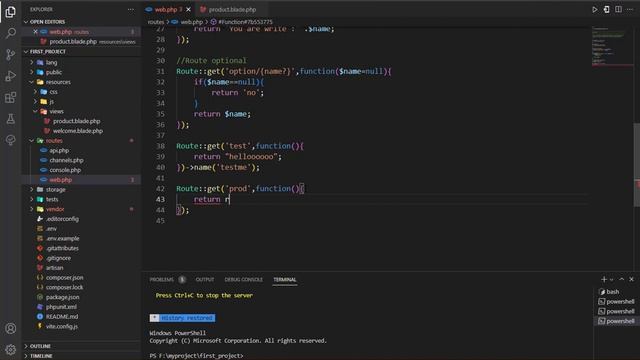 8-Laravel 9Tutorial Named Route смотреть онлайн