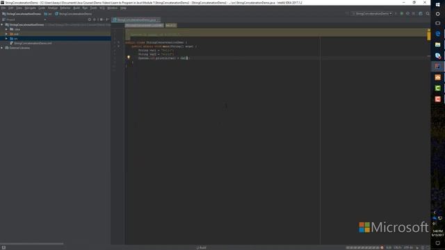 String Concatenation смотреть онлайн