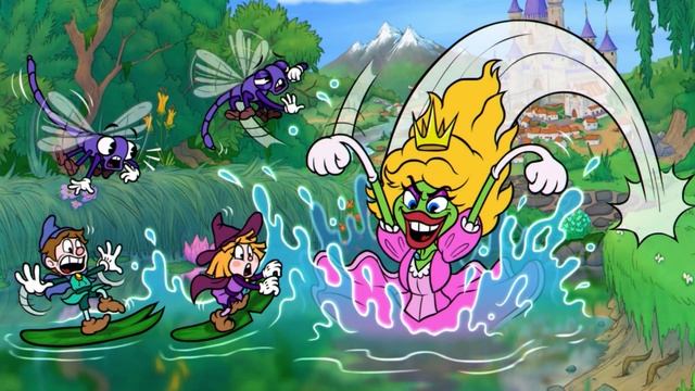 Enchanted Portals - Cuphead VS The Frog Princess ( Full Fight ) смотреть онлайн