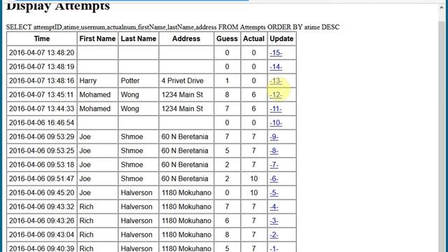 ICS 321 Part 9: Guess Random Number Program in PHP - Create Update Form смотреть онлайн