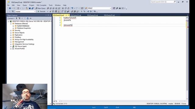001 - Basic SSMS Tour - Learn SQL From No Programming Experience смотреть онлайн