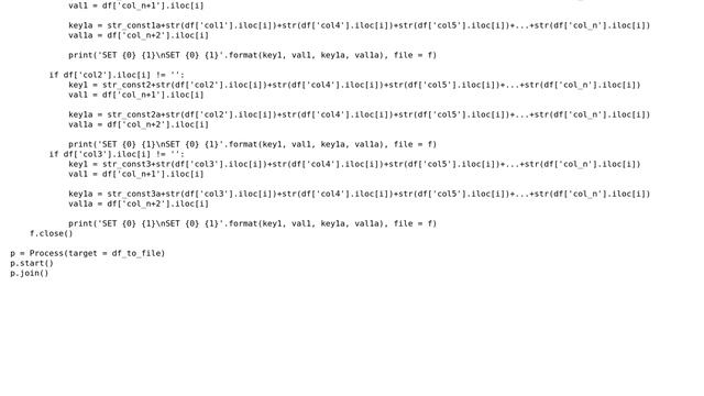 Write millions of lines to a file - Python, Dataframes and Redis смотреть онлайн