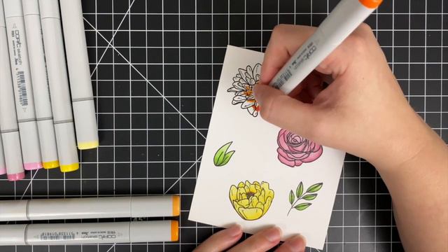 Simple Floral Card--Trinity Stamps