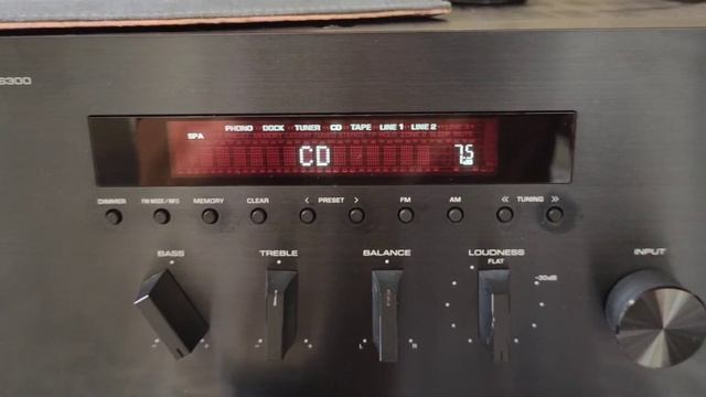 Receiver Yamaha RS-300 + Bass, Treble, Loudness смотреть онлайн
