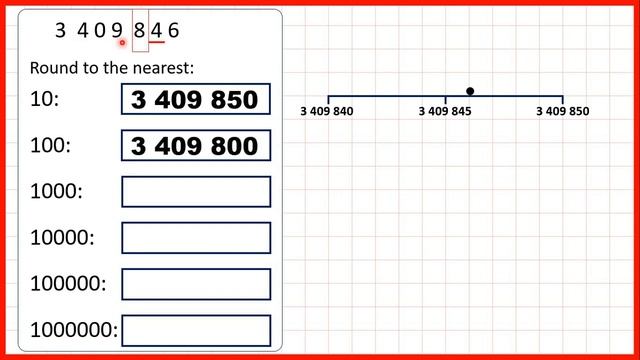 Round to the nearest 10, 100, 1000, 10000, 100000 and 1000000 | Place Value | Year 6 смотреть онлайн