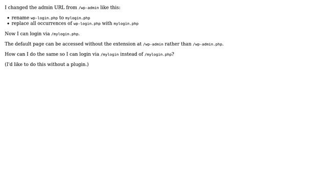 Wordpress: Change admin login URL (2 Solutions!!) смотреть онлайн