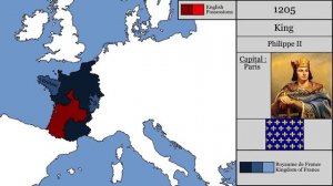 История Франции на карте