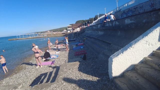 ДИВНОМОРСКОЕ🔆УТРО НА ПЛЯЖЕ ГОЛУБАЯ ДАЛЬ, ПЛЯЖ ЭНЕРГЕТИК.🤲 #дивноморское#черноеморе #черноеморе