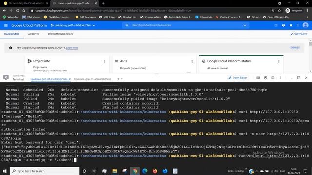 Orchestrating the Cloud with Kubernetes | Qwiklabs [GSP021] смотреть онлайн