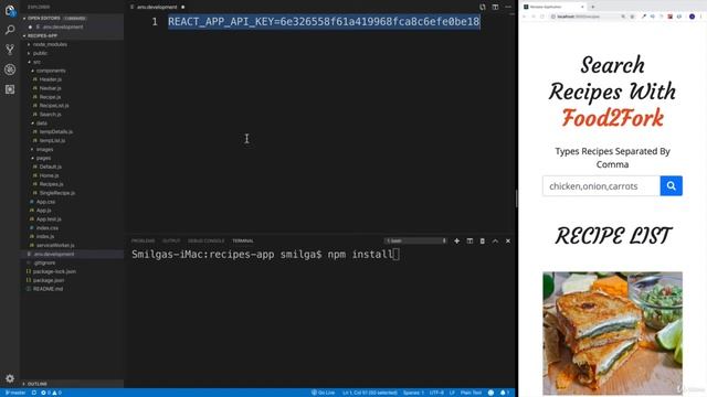 Create Food Recipe App using ReactJs with Ajax Search option - 20 Source Files смотреть онлайн