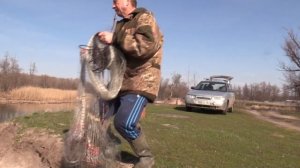 РЫБАЛКА на КАСТИНГОВУЮ СЕТЬ ранней весной НА РЕКЕ | Рыбалка от Игоря