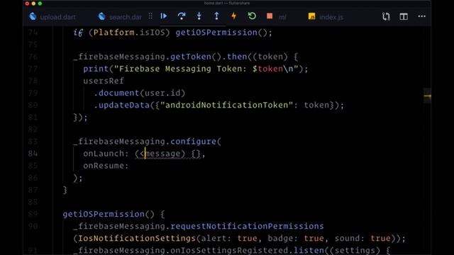 #61 Displaying Real-time Push Notifications in our App in Flutter смотреть онлайн