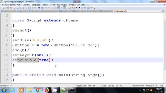 Java swing in Hindi By Pankaj Panjwani #4 | JButton смотреть онлайн