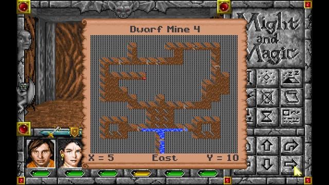 Might and Magic 4 Clouds Of Xeen Part 5 Dwarf Mines Level 4 And 5 смотреть онлайн
