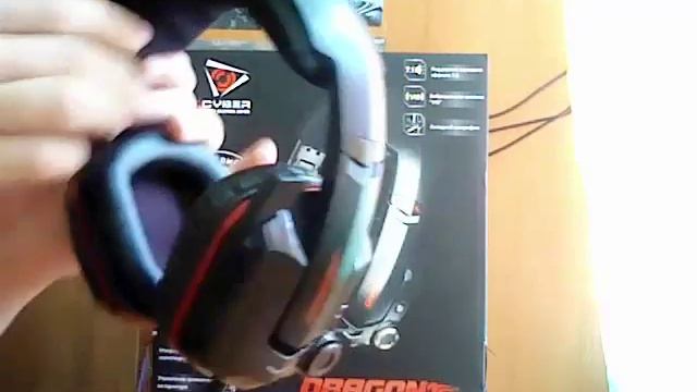 Unboxing / Обзор игровых наушников QCyber Dragon Black (GH9000) смотреть онлайн