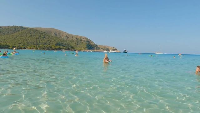 Walking Tour Cala Agulla | BEACH WALK & SWIM | Mallorca (Majorca) | Spain | 4k
