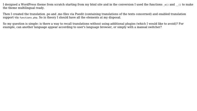 Wordpress: Recall translations made with Poedit смотреть онлайн