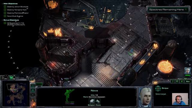 Starcraft 2: Wings of Liberty! Mission 14 - Ghost of a Chance! смотреть онлайн
