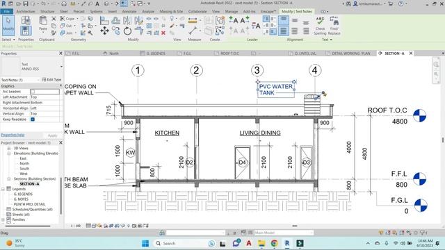 Detail working drawing in Revit for submission смотреть онлайн