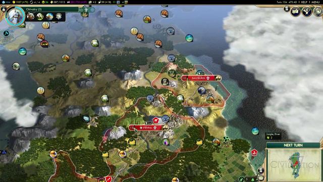 Let's Play Civilization V: Austria on Settler 007 смотреть онлайн