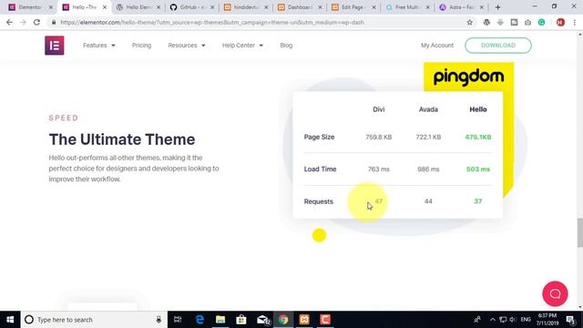 hello Elementor wordpress theme in hindi | wordpress tutorials in hindi смотреть онлайн