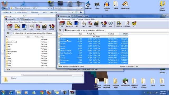How to Install ModLoader for Minecraft 1.6.2 [Windows 7] смотреть онлайн