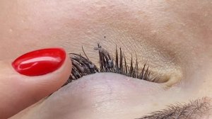 Как снять наращенные ресницы кремовым ремувером.  Снятие кремом. Снятие нарощенных ресниц.