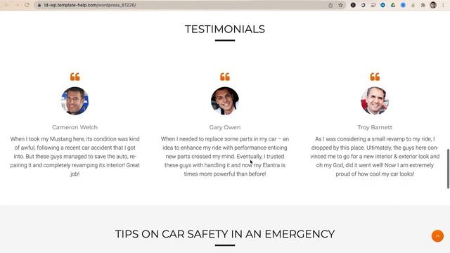 Free Website: Towing Business Wordpress Templates смотреть онлайн