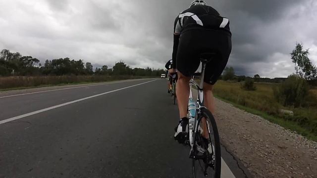 Road cycling training 103km