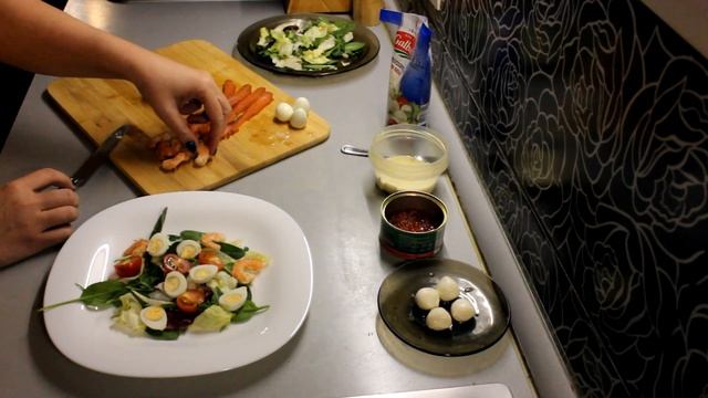 Салат с креветками виагра покорит  мужчин .Viagra Shrimp Salad Will Conquer Men