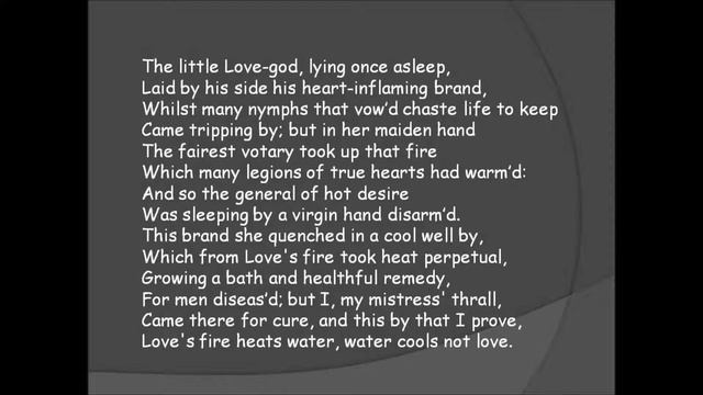 Sonnet 154 Love's Fire смотреть онлайн