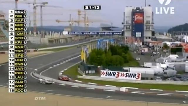 DTM 2008 Nurburgring смотреть онлайн