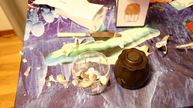 TKTK Electric Garlic Mini Chopper Food Processor With 2 Blades Review смотреть онлайн
