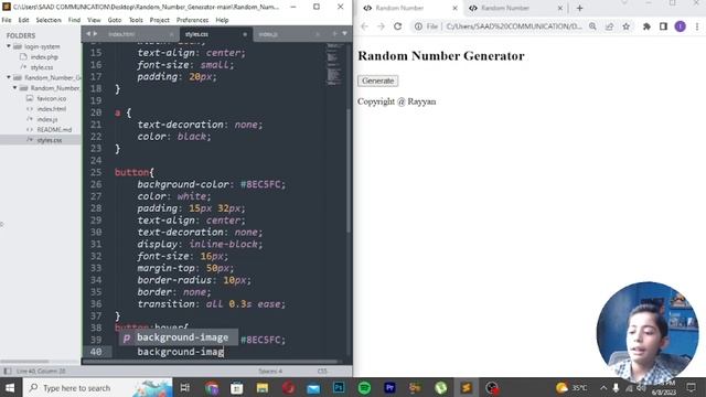 How To Build Random Number Generator In HTML , CSS And JAVASCRIPT смотреть онлайн