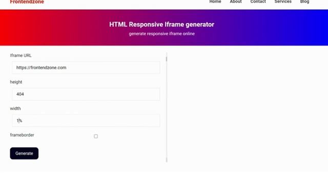 html responsive iframe generator смотреть онлайн