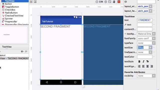 Tabbed Activity: Android Studio - Customize Pages смотреть онлайн