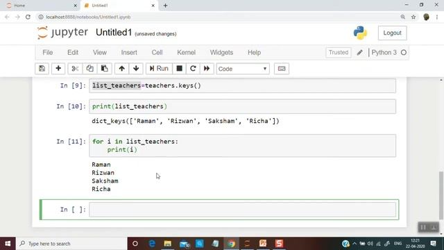 Python Dictionary Part1 смотреть онлайн