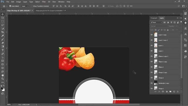 Mockup Packaging | Design a Chips Mock-up Packaging in Photoshop CC смотреть онлайн