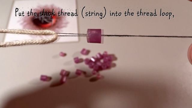 HOW TO STRING BEADS ON A THICK THREAD смотреть онлайн