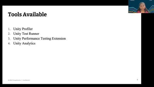 Performance test strategy in Unity project | vodQA Coimbatore 2023 смотреть онлайн