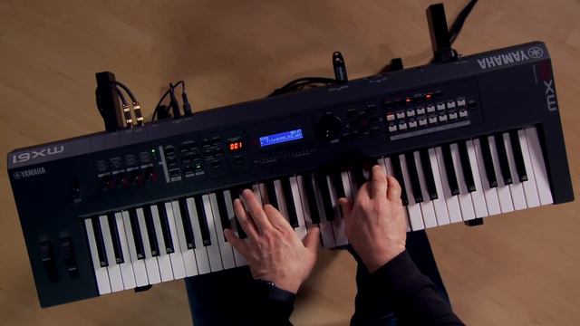 Yamaha MX61 Music Synthesizer Demo with Cubase Integration смотреть онлайн
