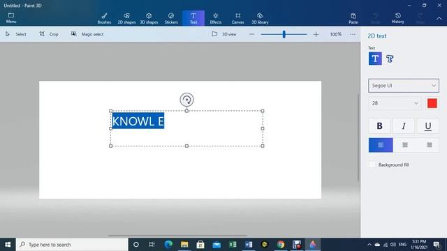 FORMAT TEXT IN PAINT 3D смотреть онлайн