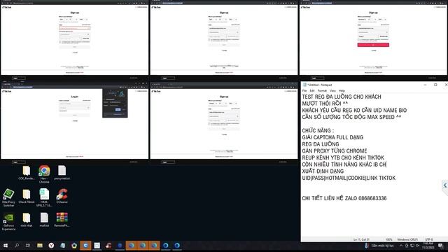 DEMO REG #tiktok BETA ĐA LUỒNG CHO KHÁCH смотреть онлайн